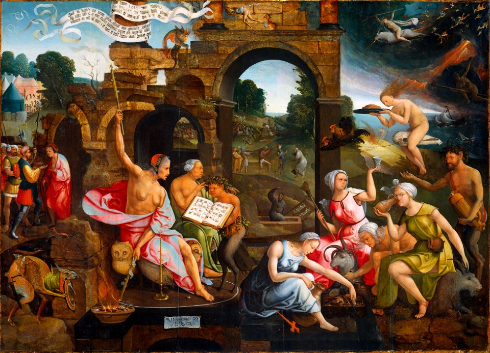 Saul and the Witch of Endor by Jacob Cornelisz van Oostsanen