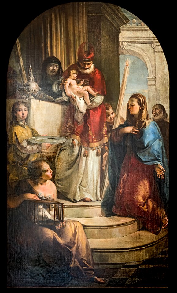 San Giacomo dall'Orio (Venice) - Presentazione della Vergine al tempio (1771) di Francesco Zugno