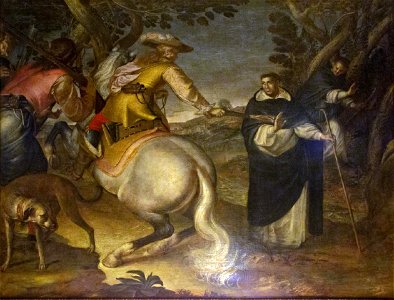 San Luis Beltrán atacado por un caballero en Santa Marta de Indias (Museo Cerralbo, Madrid)