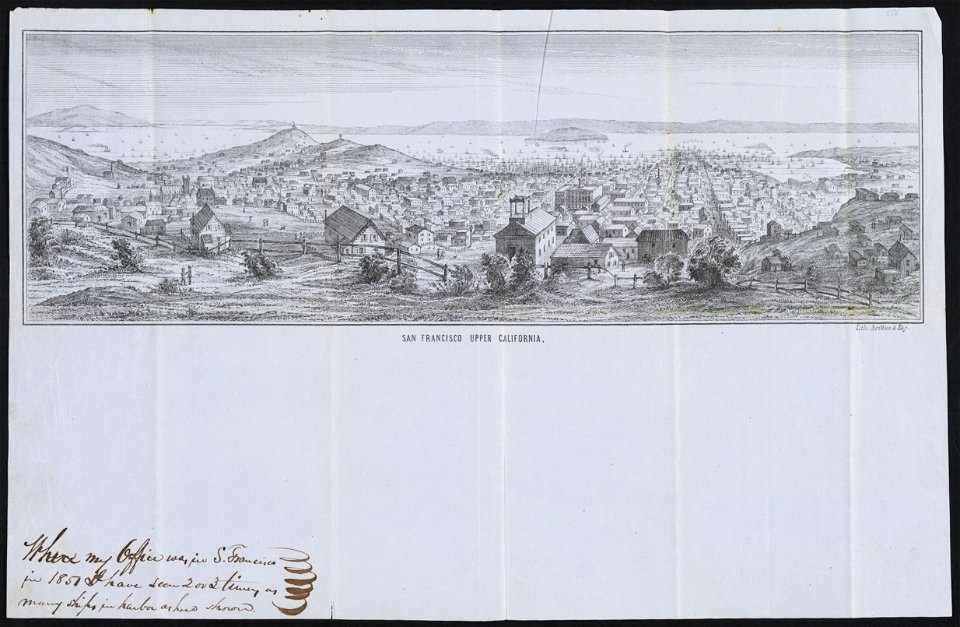 San Francisco, upper California - Lith., Britton & Rey. LCCN2011661696