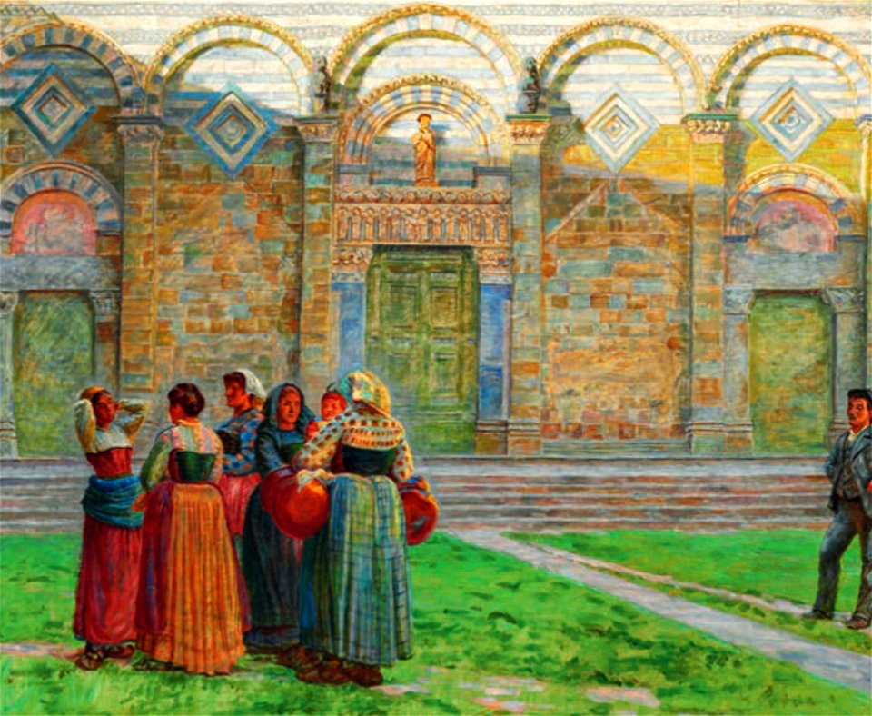 San Pietro i Pistoja (Zahrtmann)