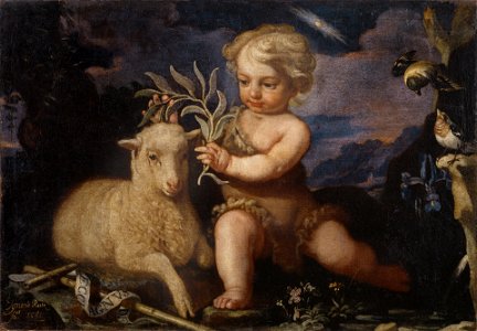 San Juan Bautista niño con el Cordero, de Francisco Ignacio Ruiz de la Iglesia (Museo del Prado)