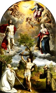 San Sebastián entre San Bernardo y San Francisco (Museo del Prado)