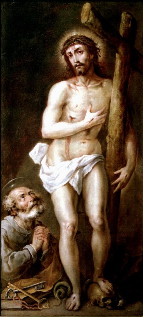 San Pedro arrepentido ante el Cristo de los Dolores, de Antonio de Pereda (Real Academia de Bellas Artes de San Fernando)