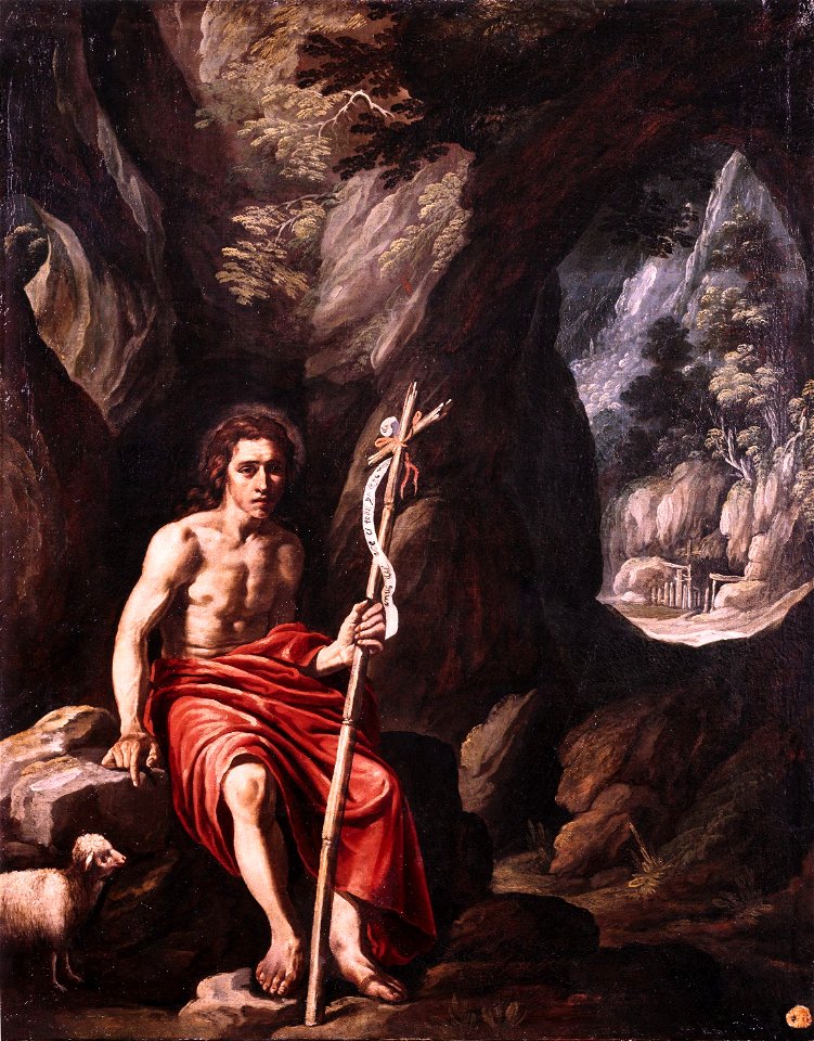 San Juan Bautista en el desierto, de Luis Tristán (Museo del Prado)