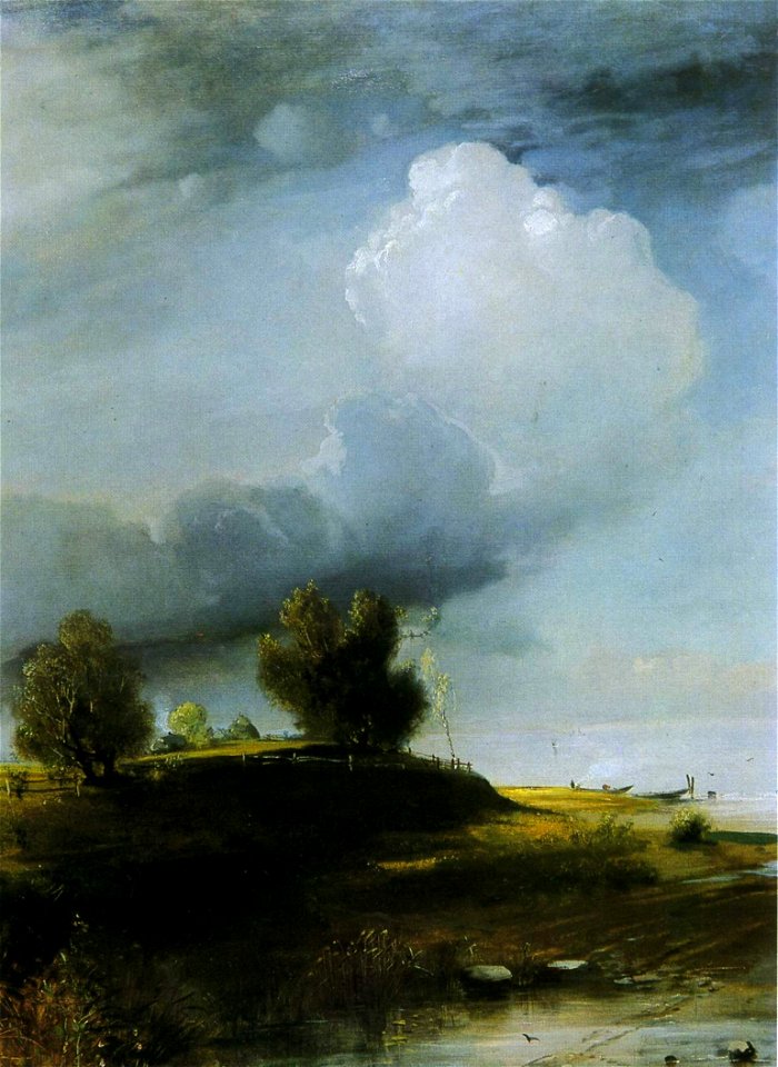Savrasov after storm 1880s