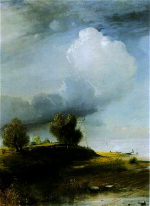 Savrasov after storm 1880s