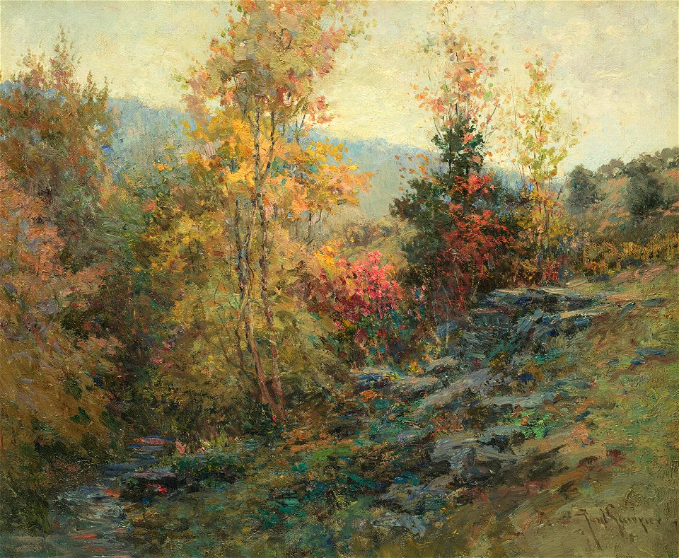 Landscape by Paul Sawyier, Johnson Collection