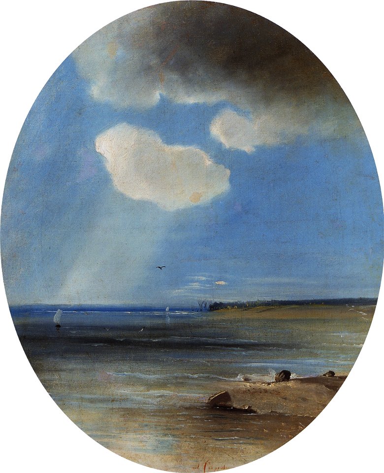 Savrasov sea landscape