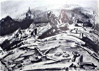 Savitsky Repair work on the railway study unknown
