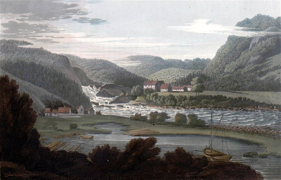 Saw Mills at Tved (JW Edy plate 12)