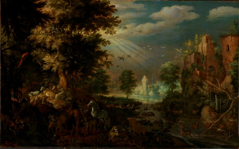 Landscape with Animals by Roelant Savery National Museum of Art, Architecture and Design NG.M.00019