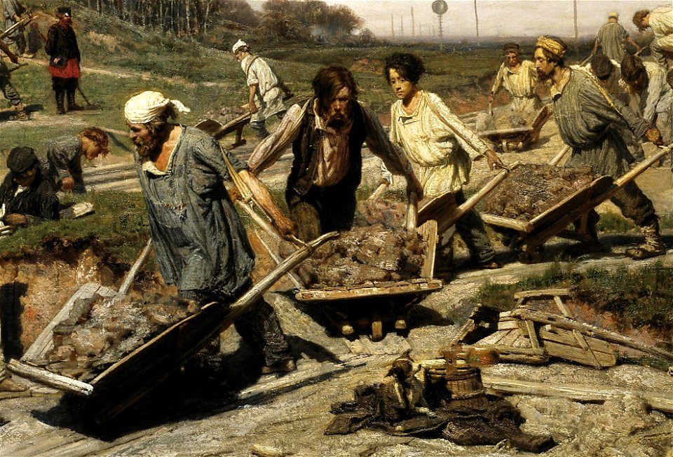 Savitsky Repair work on the railway gtg h detail1