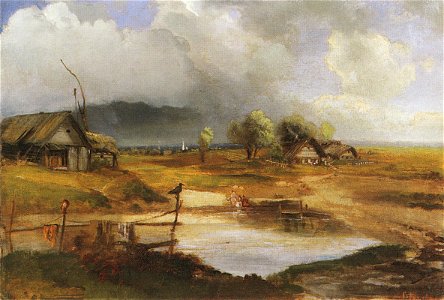 Savrasov rural view 1890s