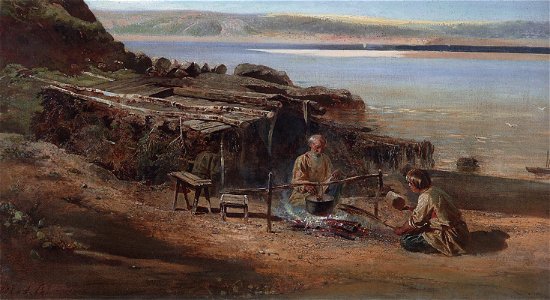 Savrasov fishermen Volga