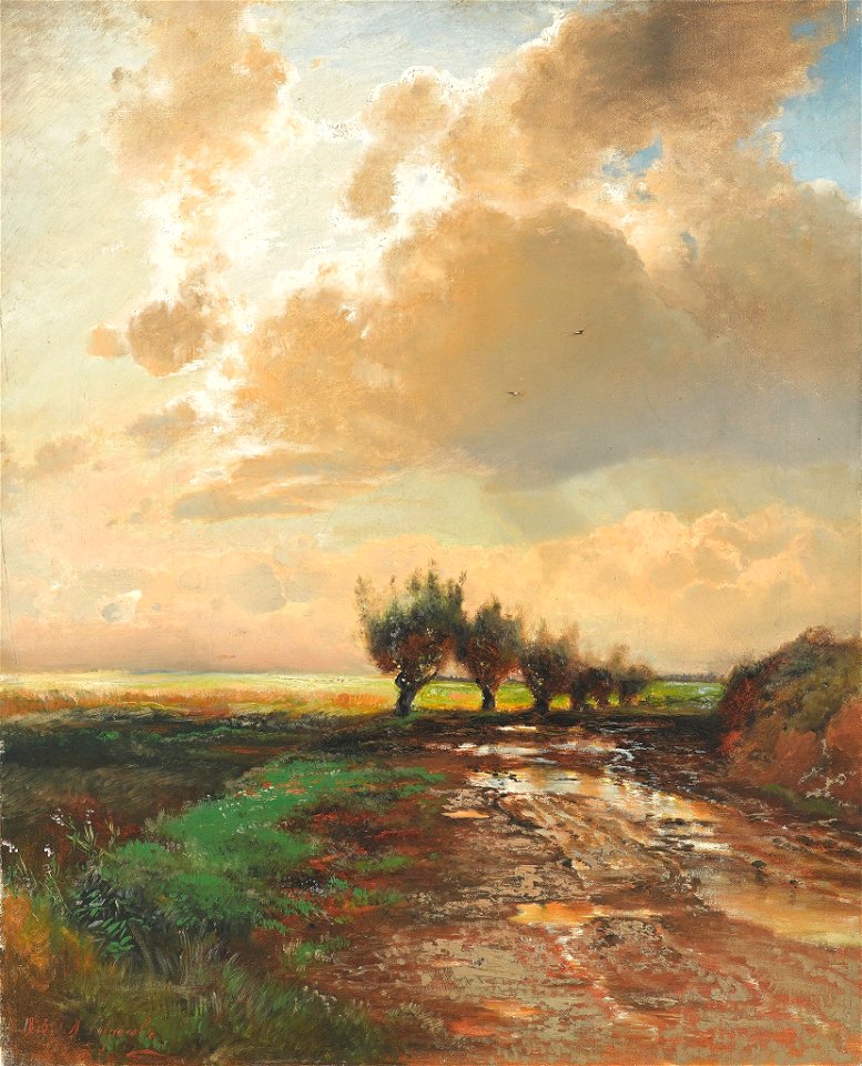 Алексей К. Саврасов - Проселок (1873)