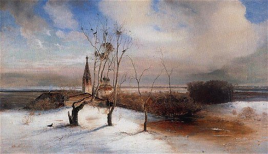 Savrasov.Vesna.Grachi prileteli-1872
