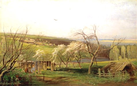 Алексей К. Саврасов - Сельский вид (1867)