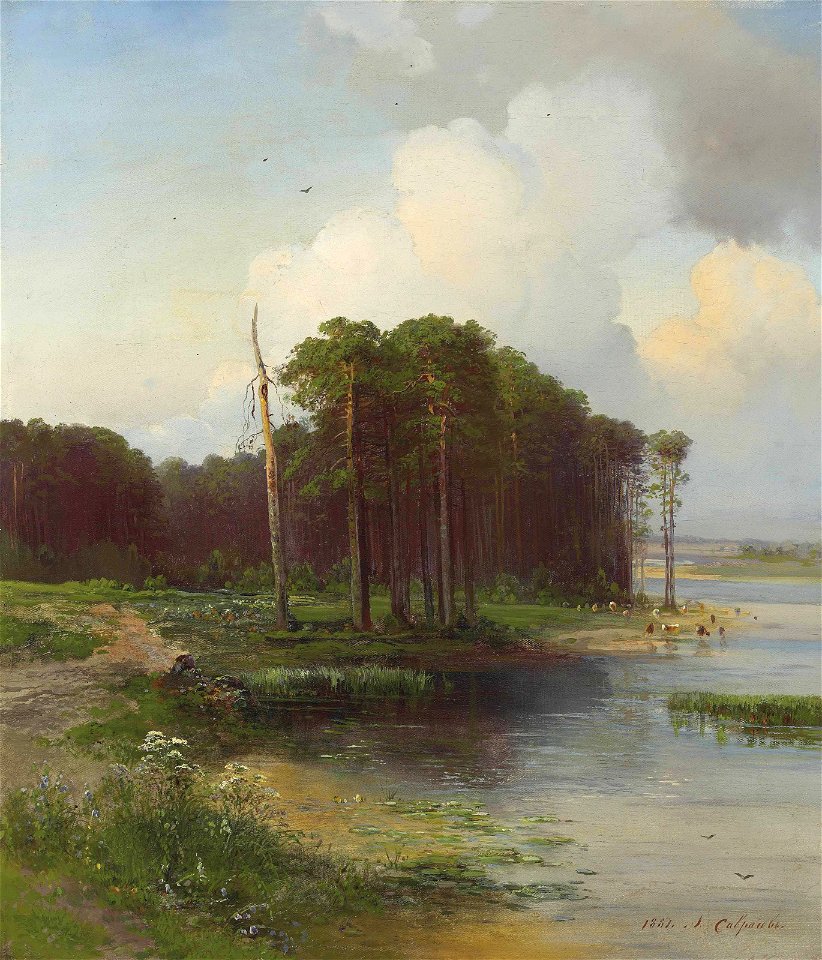 Алексей К. Саврасов - Лосиный остров (1881)