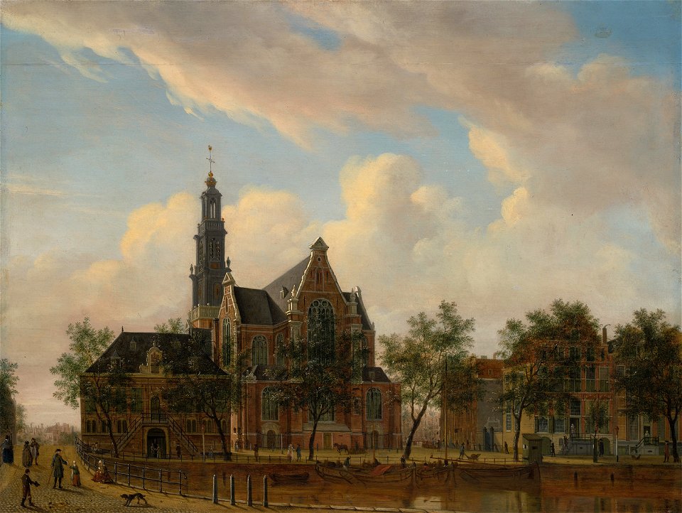 SB 5731-De Westerhal en de Westerkerk-De Westerkerk