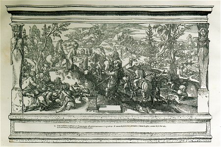 Scene from everyday life in the Ottoman Empire- Dinner, salutation, self-care, urination - Coeck Van Aelst Pieter - 1533
