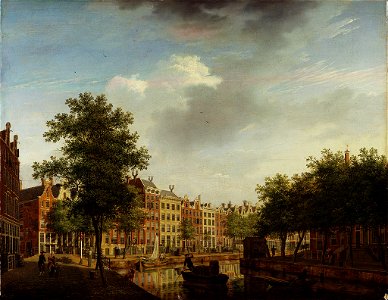 SB 4507-De Herengracht op de hoek van de Leidsegracht