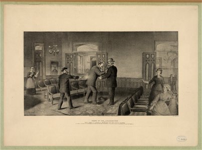 Scene of the assassination of Gen. James A. Garfield, President of the United States LCCN2003671706