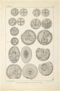 Sceaux des comtes souverains de Toulouse, Tripoli et Poitiers (t. I, n° 48) - Fonds Ancely - B315556101 A DUMEGE 033