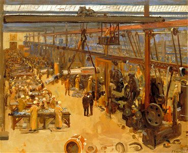 Scene at a Clyde Shipyard, Messrs. William Beardmore & Co. (37859065884)