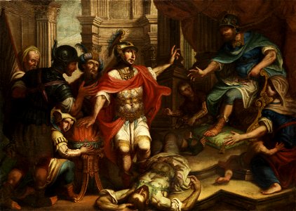 Scaevola legt die Hand ins Feuer