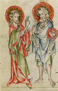 Sbs-0008 035v Christus segnet Johannes