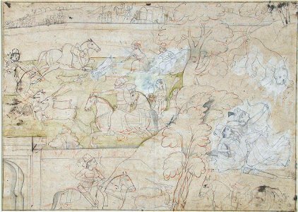 Scene of lovemaking and an animal hunt (6124592697)