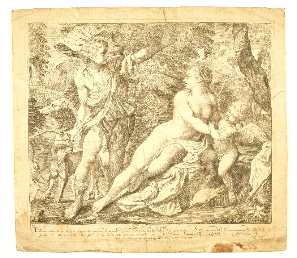 Scaramuccia (Venus, Adonis y Cupido)