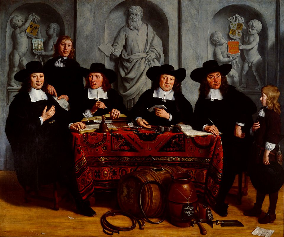 SB 5402-De overlieden van het Kuipers- en Wijnverlatersgilde