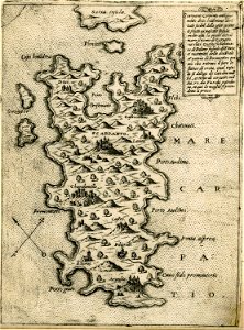 Scarpanto - Camocio Giovanni Francesco - 1574
