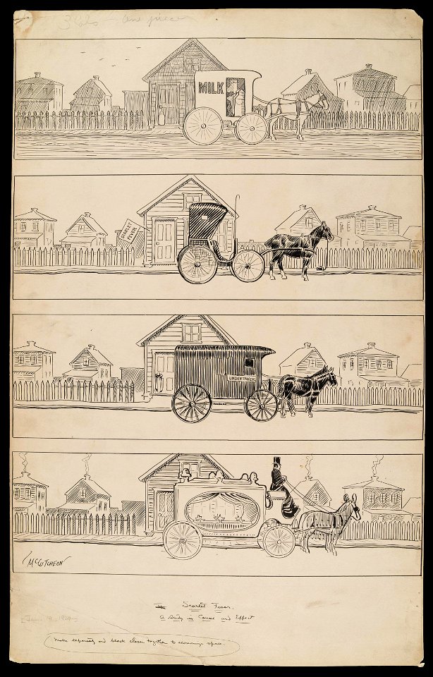 Scarlet fever, a study in cause and effect, January 19, 1907 (NBY 1278)