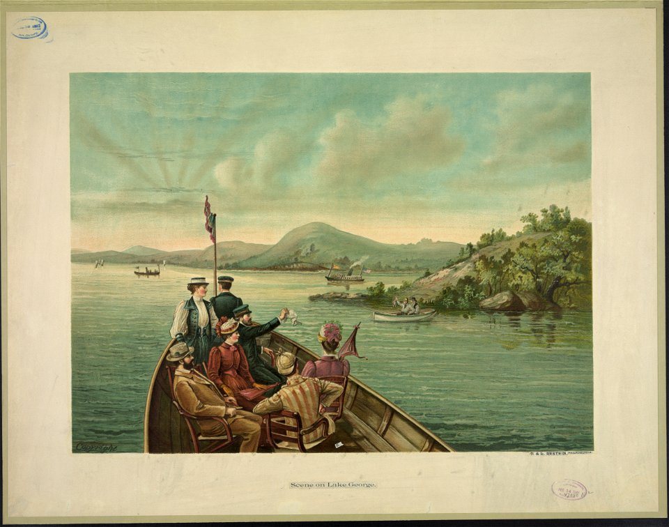 Scene on Lake George LCCN2003679700