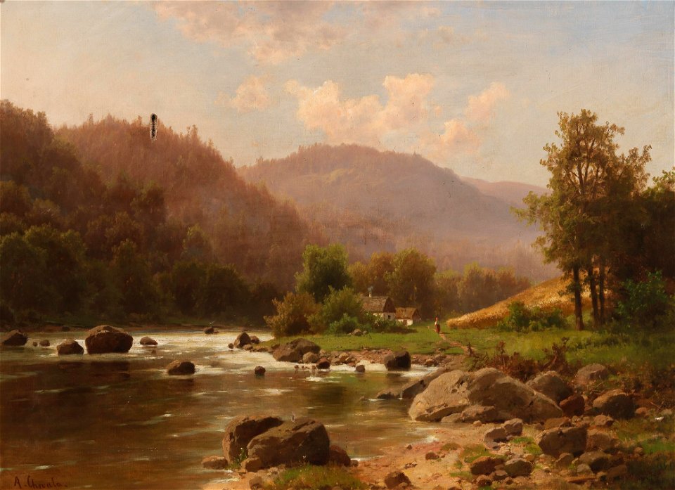 Scene by the River Adolf-Chwala