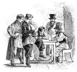 SCENE IN A POSTING STATION