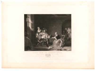 Scene from the beggar's opera LCCN2003681717