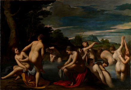 Scarsellino - Ninfe al bagno