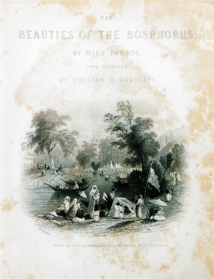 Scene on the Barbyses, in the Valley of Sweet Waters - Pardoe Julia - 1839