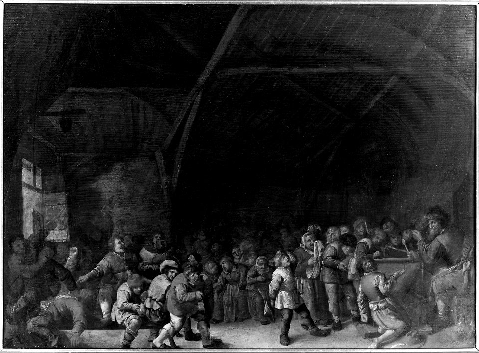 Scene from a Village School (Jan Miense Molenaer) - Nationalmuseum - 17683