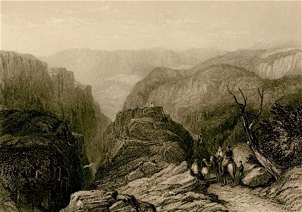 Scene in the Arachnean Mountains near Argos - Wordsworth Christopher - 1882