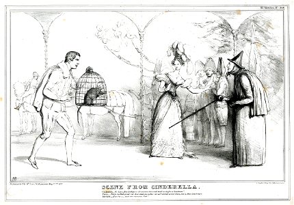 Scene from Cinderella. (BM 1857,1222.186)