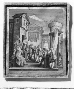 Scener ur Kristi liv (Kristus tillfångatages) (Friedrich Brentel) - Nationalmuseum - 25202