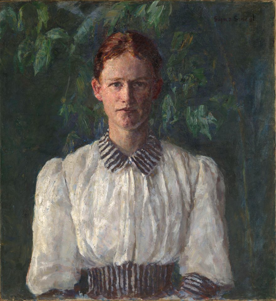 Signe Scheel - Portrait of the Painter Helga Ring (Reusch) - NG.M.02094 ...