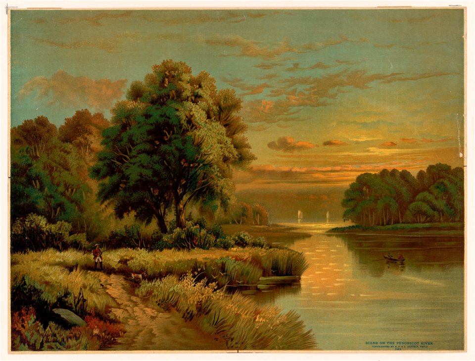 Scene on the Penobscott river LCCN2003679712