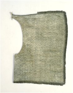 Schabrak med vit silverbrokad, sett från sidan - Livrustkammaren - 13802