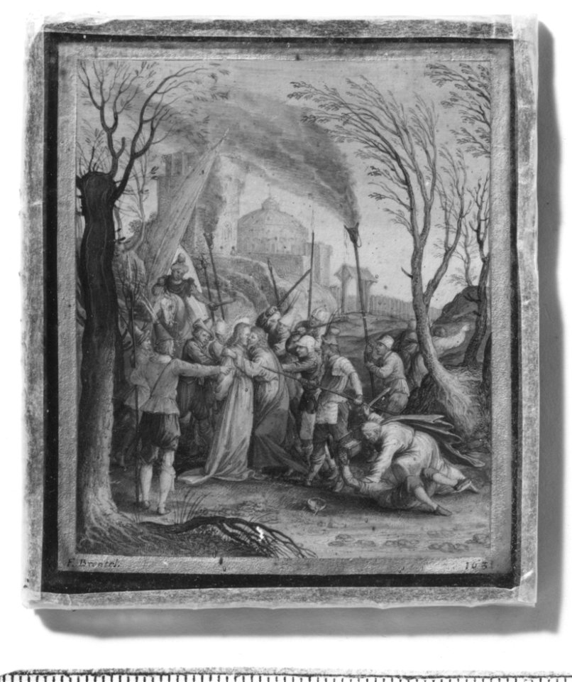 Scener ur Kristi liv (Kristus förrådes) (Friedrich Brentel) - Nationalmuseum - 25201